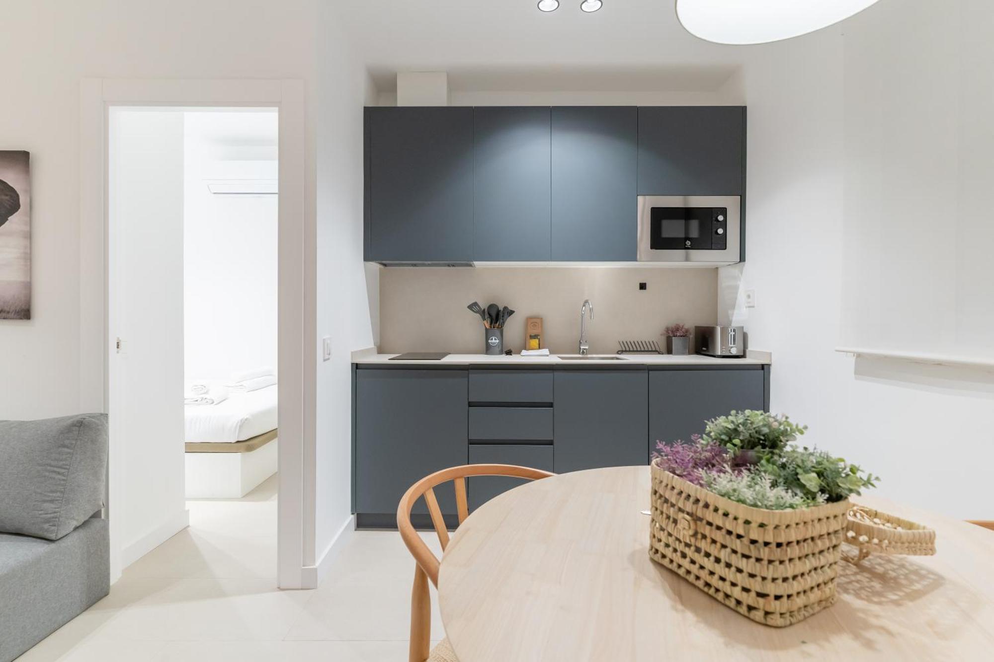Modern And Cozy-1bedroom 1bathroom-azca Madrid